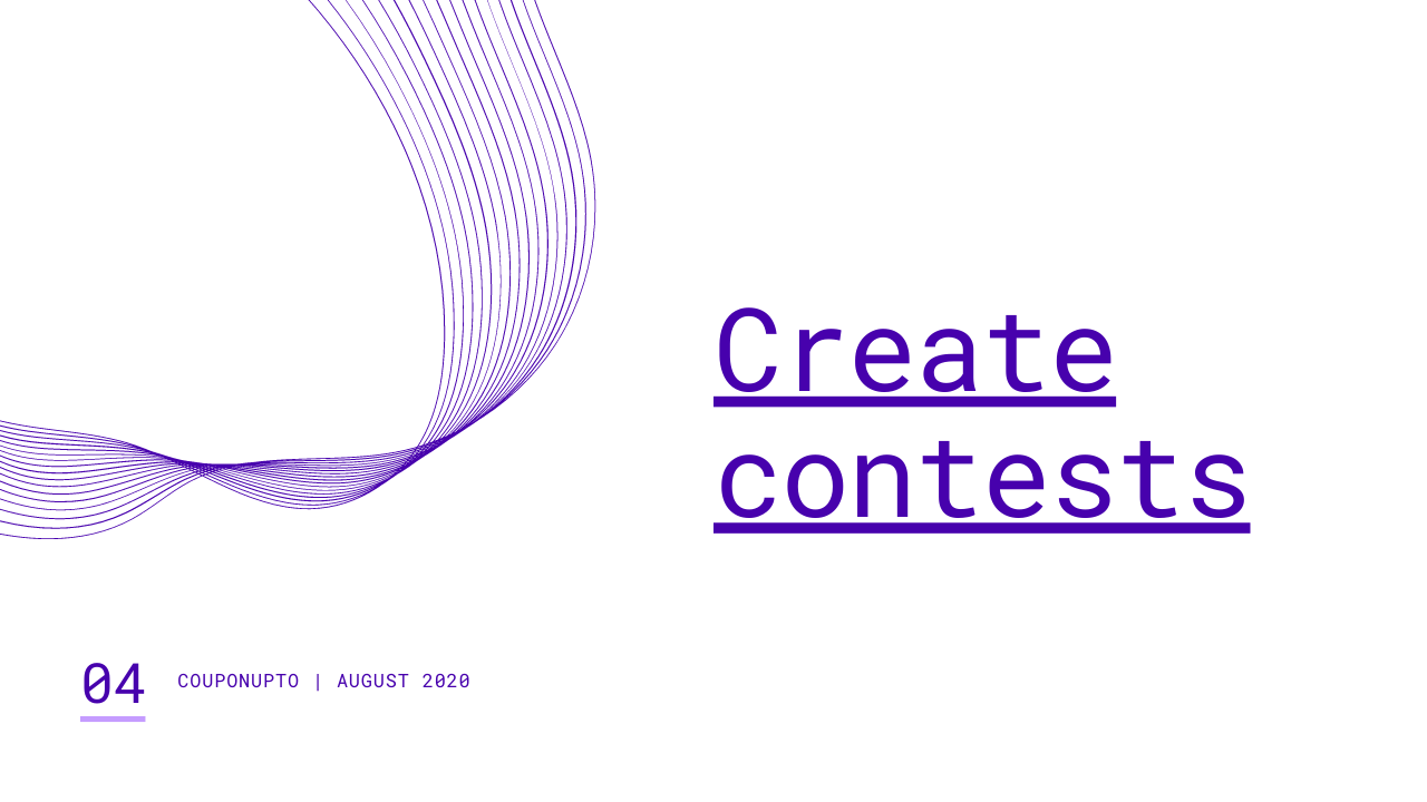 Creating contest online Creating contest online