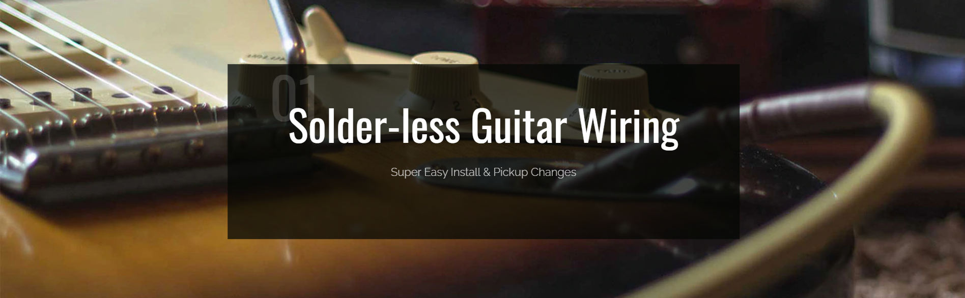 Obsidian Wire - Solder-less Guitar Wiring