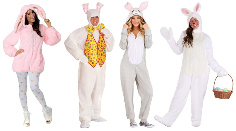 white rabbit costume