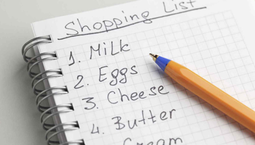 Mental Benefits of Making a Shopping List