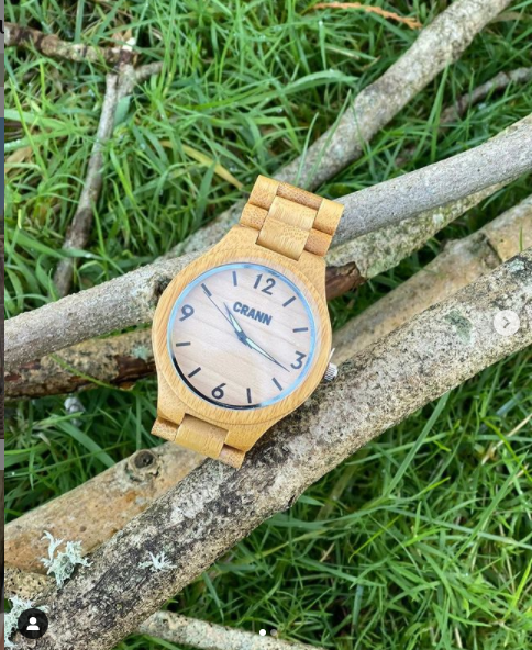 Crann.co- Watches made from materials recycled wood