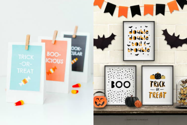 Halloween decoration ideas for the classroom with photo frames