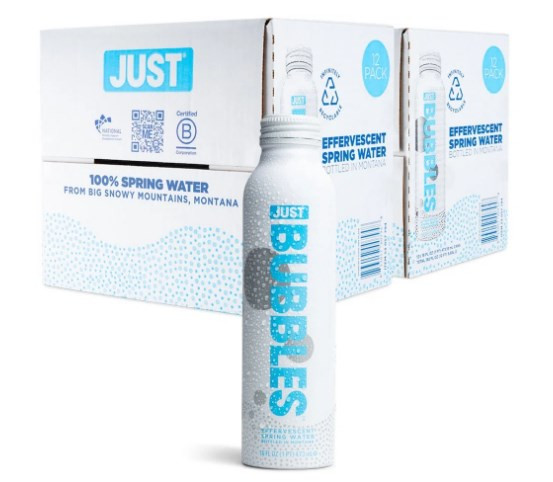 JUST Bubbles sparkling water JUST Bubbles sparkling water