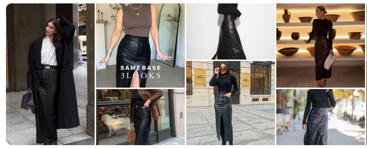 30+ Long Leather Skirt Outfit Ideas: Embrace Edge and Elegance