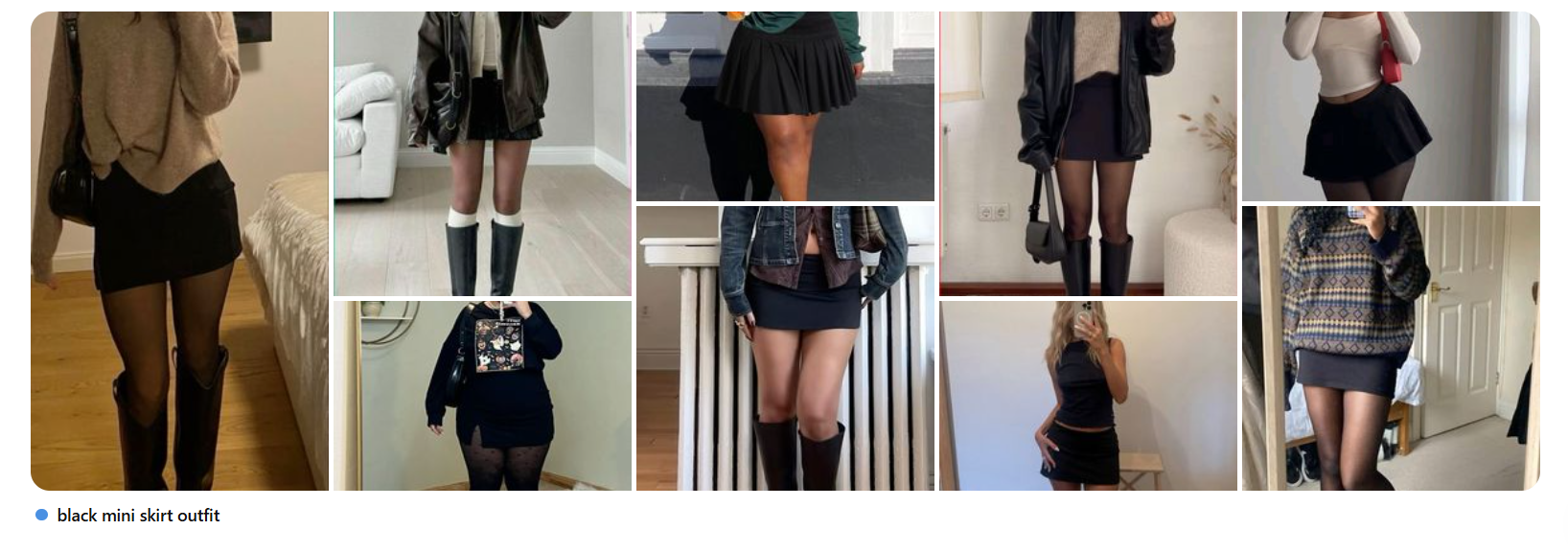 Top 20 Black Mini Skirt Outfit Ideas