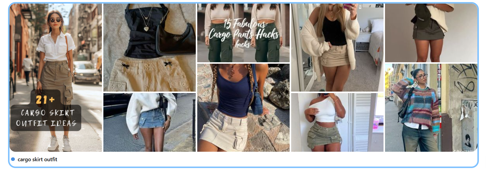 Top 19+ Cargo Skirt Outfit Ideas