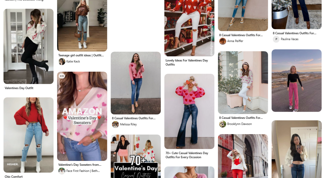 Top 20+ Ideas for Valentine's Jeans Outfits for School