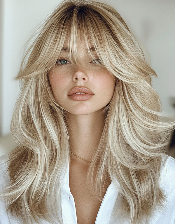 The Ultimate Guide to Curtain Bangs for Long Hair: 35+ Inspiring Looks