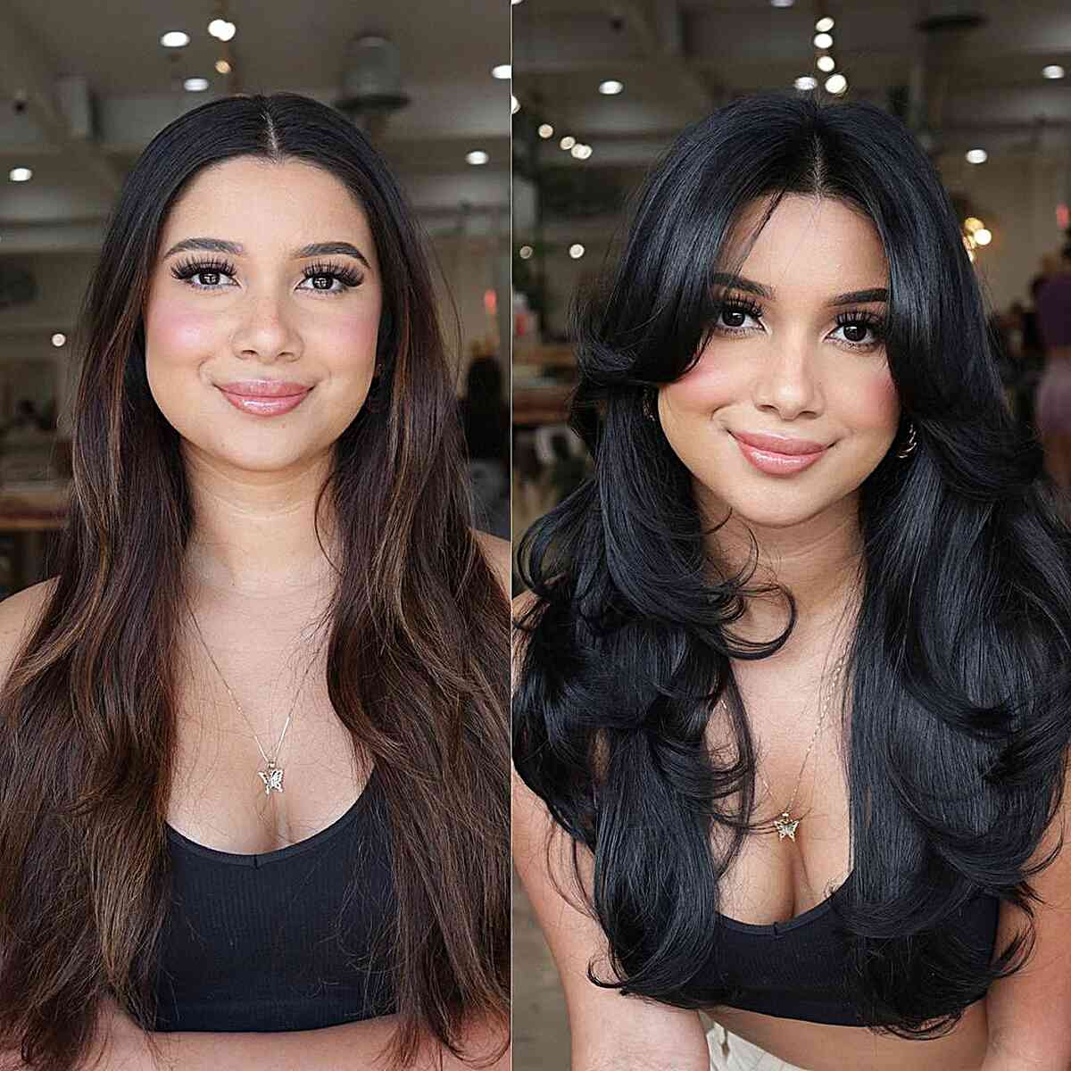 25+ Gorgeous Haircuts for Long Hair and Round Faces