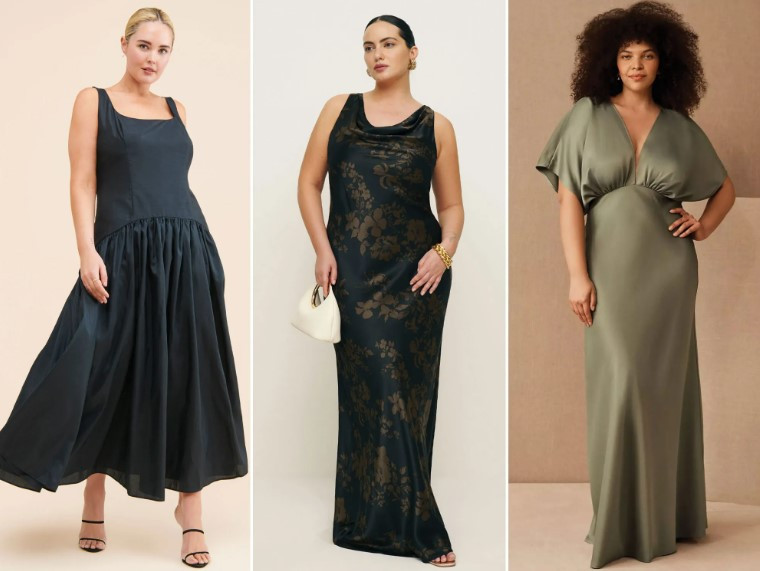 42+ Stunning Plus Size Wedding Guest Dresses