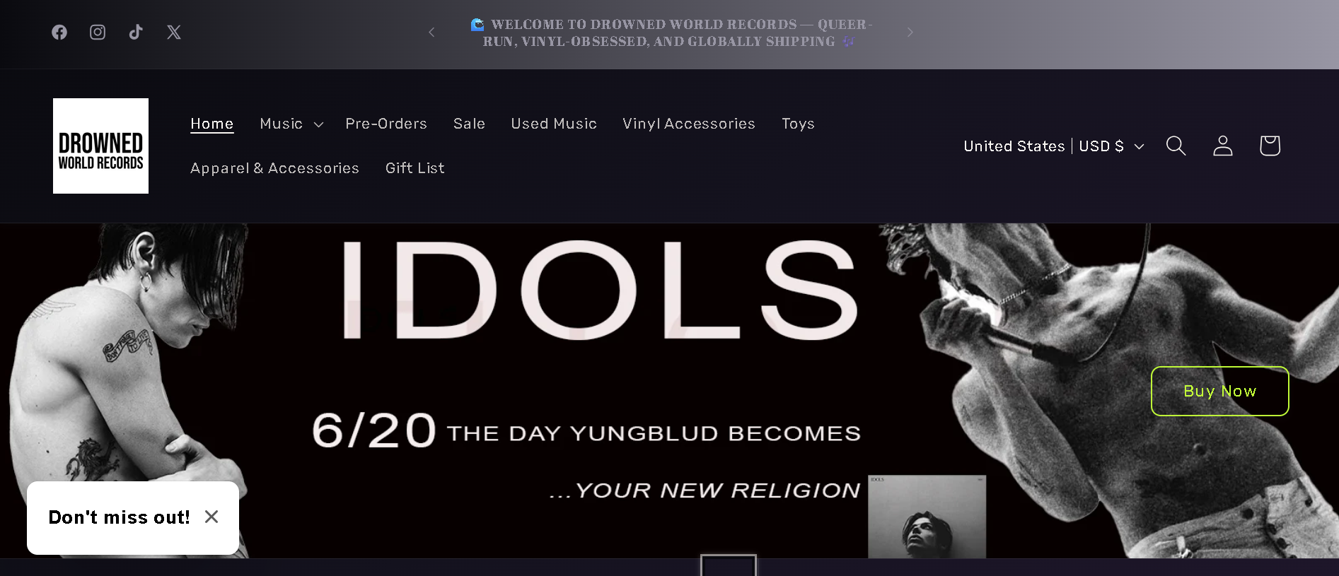 Drowned World Records