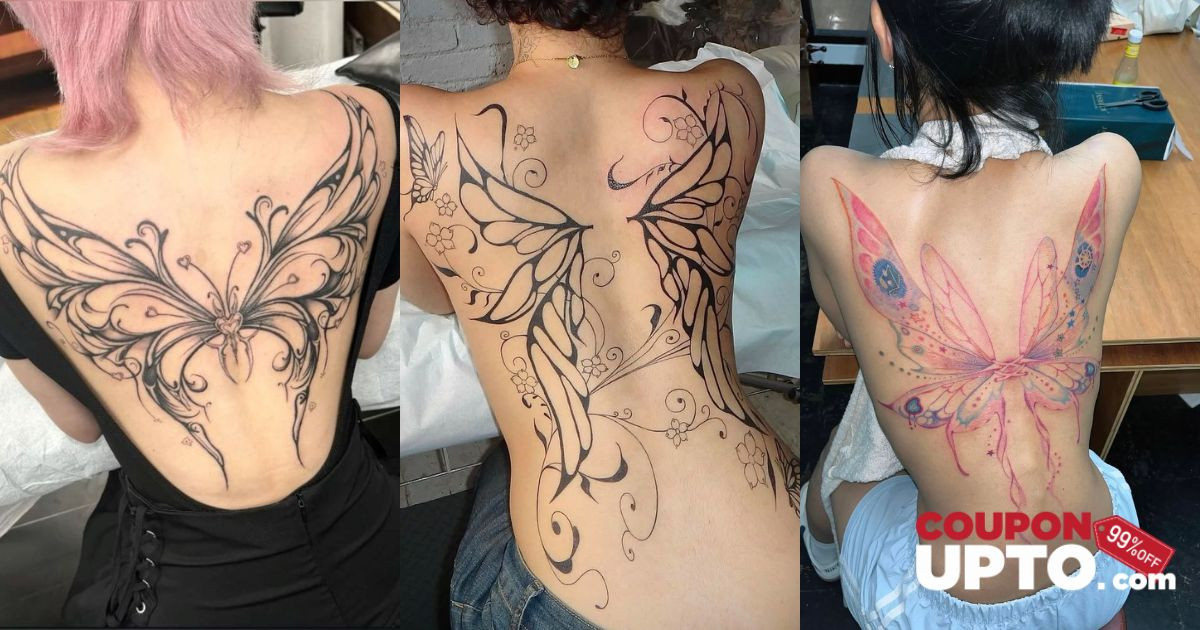 31+ Stunning Gothic Wing Tattoos on Back for a Bold Dark Aesthetic