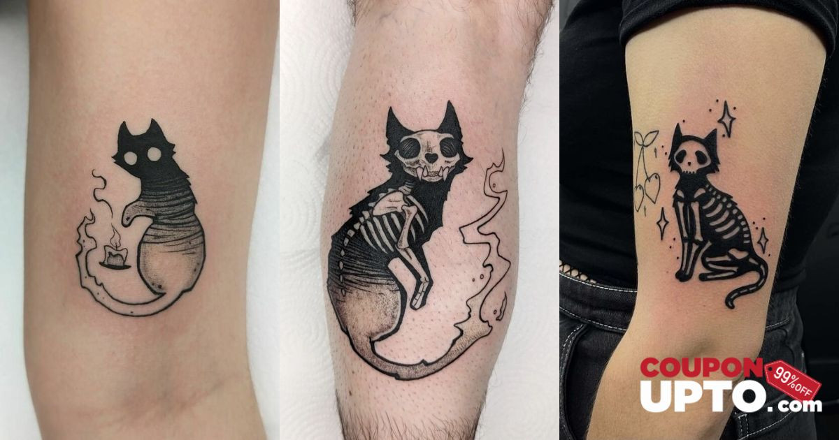 10+ Cat Skeleton Tattoo Ideas: Mysterious Designs for Bold Ink Lovers