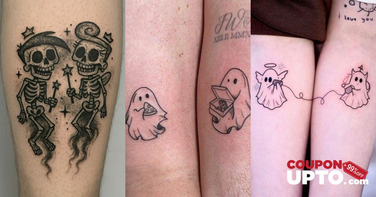 12 Cute Ghost Halloween Tattoo Ideas for Couples: Spooky & Romantic Ink