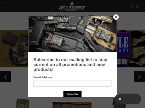 Allegiant Holster Co Coupons and Promo Code