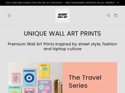 Allure Wall Art Coupons and Promo Code