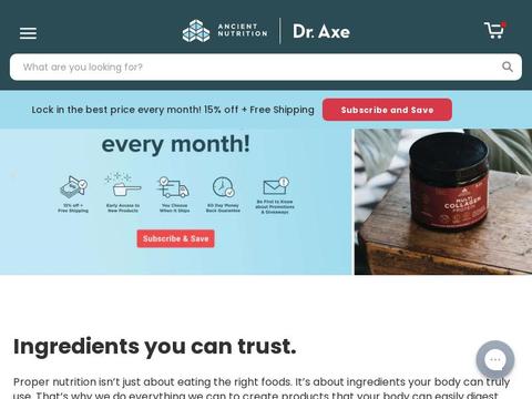 Ancientnutrition.Com Coupons and Promo Code