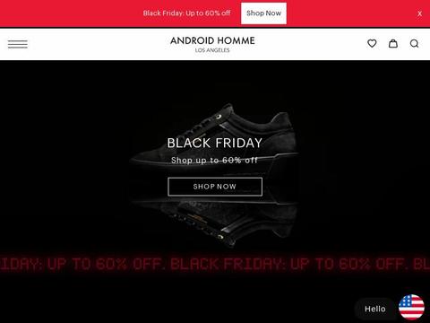 Android Homme Coupons and Promo Code