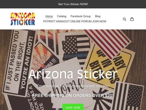 Arizona Sticker Coupons and Promo Code