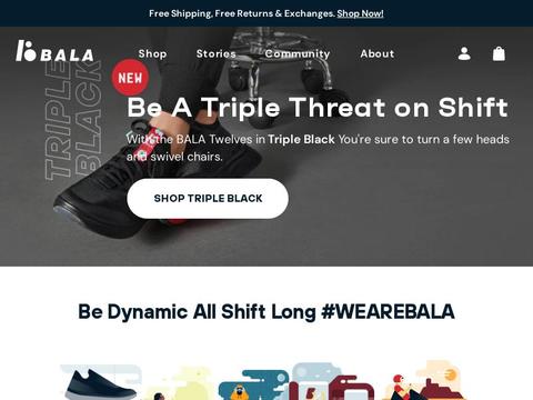 Bala Footwear Coupons and Promo Code