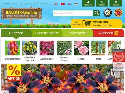 BALDUR-Garten CH Coupons and Promo Code