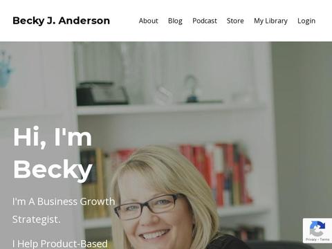 Becky J Anderson Coupons and Promo Code