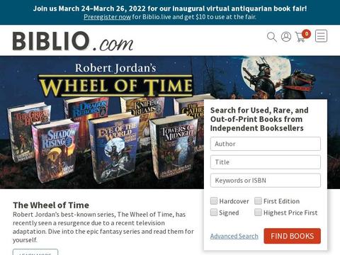 Biblio, Inc. Coupons and Promo Code