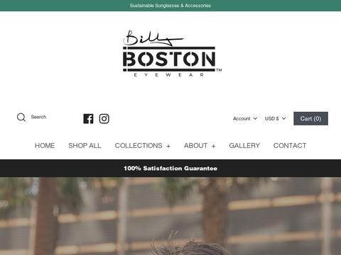 Billy Boston Eyewear Coupons and Promo Code