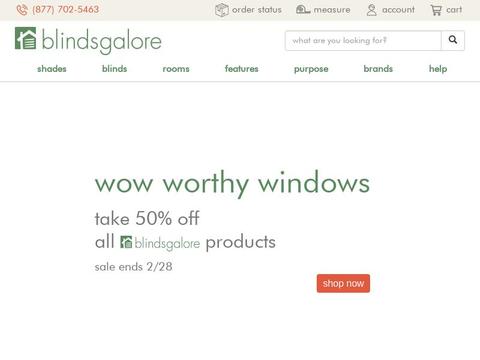 Blindsgalore.com Coupons and Promo Code