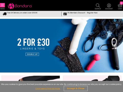 Bondara Coupons and Promo Code