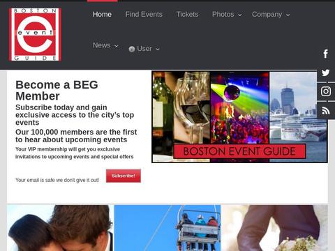 Bostoneventguide.Com Coupons and Promo Code