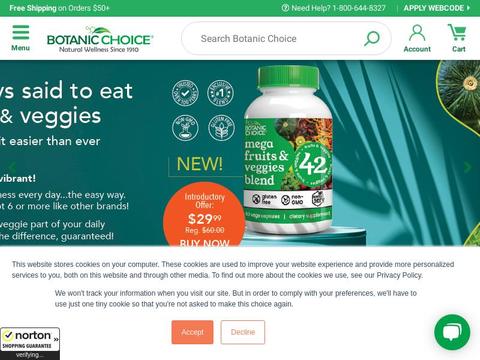 Botanic Choice Coupons and Promo Code