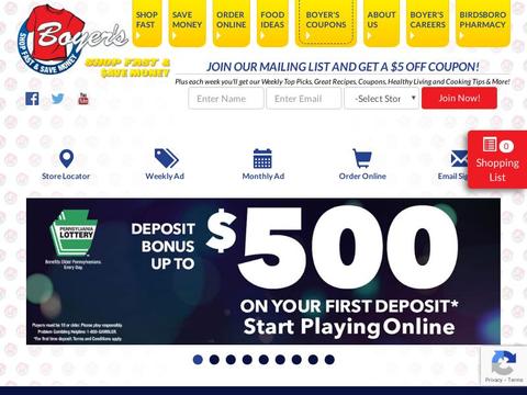 Boyersfood.Com Coupons and Promo Code