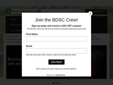 Breeders Direct Seed Co Coupons and Promo Code