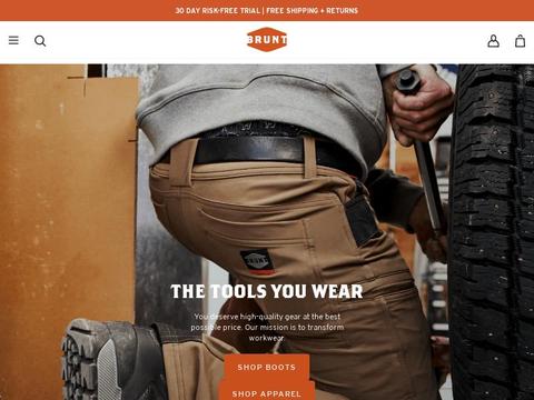BRUNT Workwear (US) Coupons and Promo Code