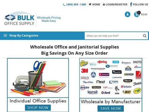 Bulk Office Supply Coupons and Promo Code