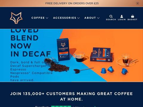 CAFEPOD Coffee Co. Coupons and Promo Code