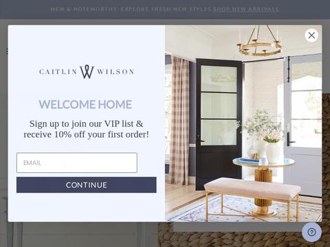 Caitlin Wilson Design Coupons and Promo Code
