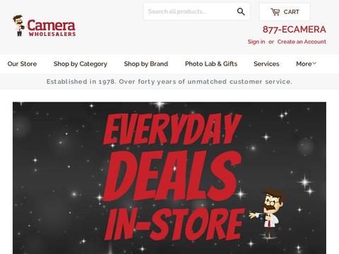 Camerawholesalers.Com Coupons and Promo Code