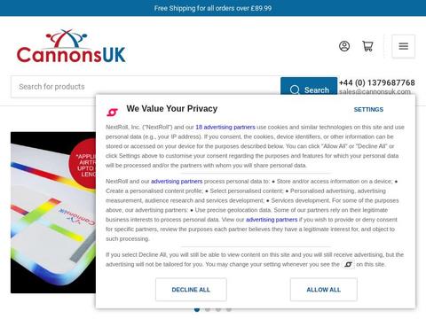 Cannons UK Coupons and Promo Code