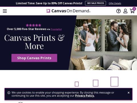 CanvasOnDemand.com-Your Photos on Canvas Coupons and Promo Code