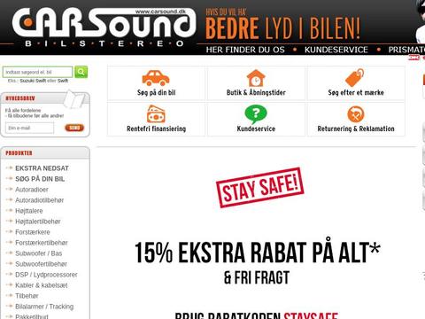 Carsound.Dk Coupons and Promo Code