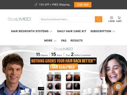 Celmatrix Corporation DBA ScalpMED® Coupons and Promo Code
