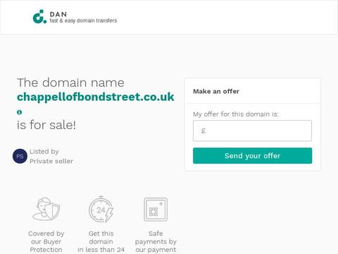 Chappellofbondstreet.Co.Uk Coupons and Promo Code