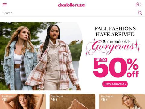 Charlotte Russe Coupons and Promo Code