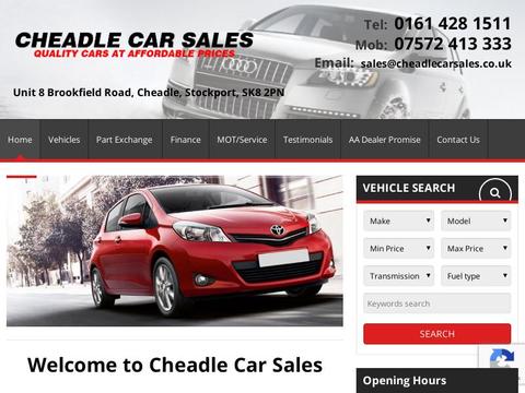 Cheadlecarsales.Co.Uk Coupons and Promo Code