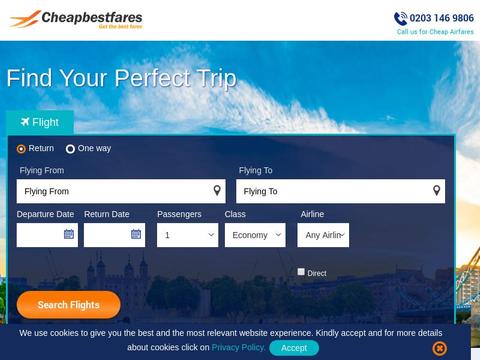 Cheapbestfares.Co.Uk Coupons and Promo Code