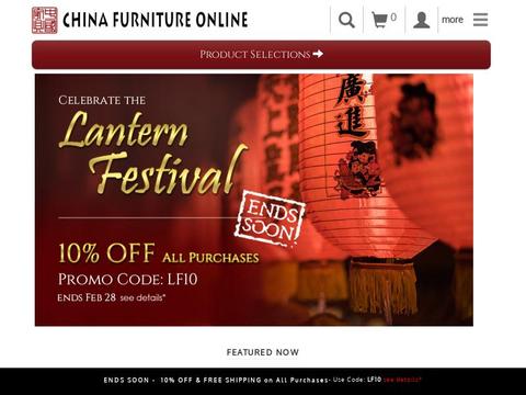 Chinafurnitureonline.com Coupons and Promo Code