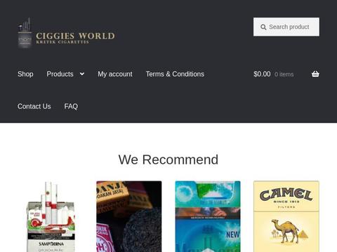 Ciggiesworld.Com Coupons and Promo Code