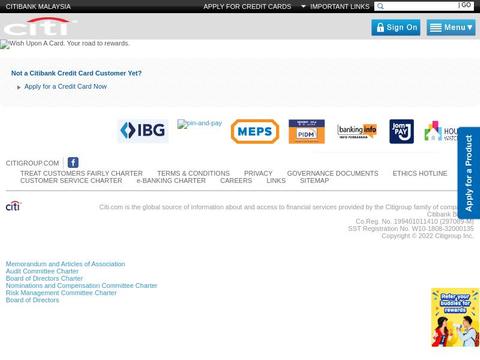 Citibank.Com.My Coupons and Promo Code